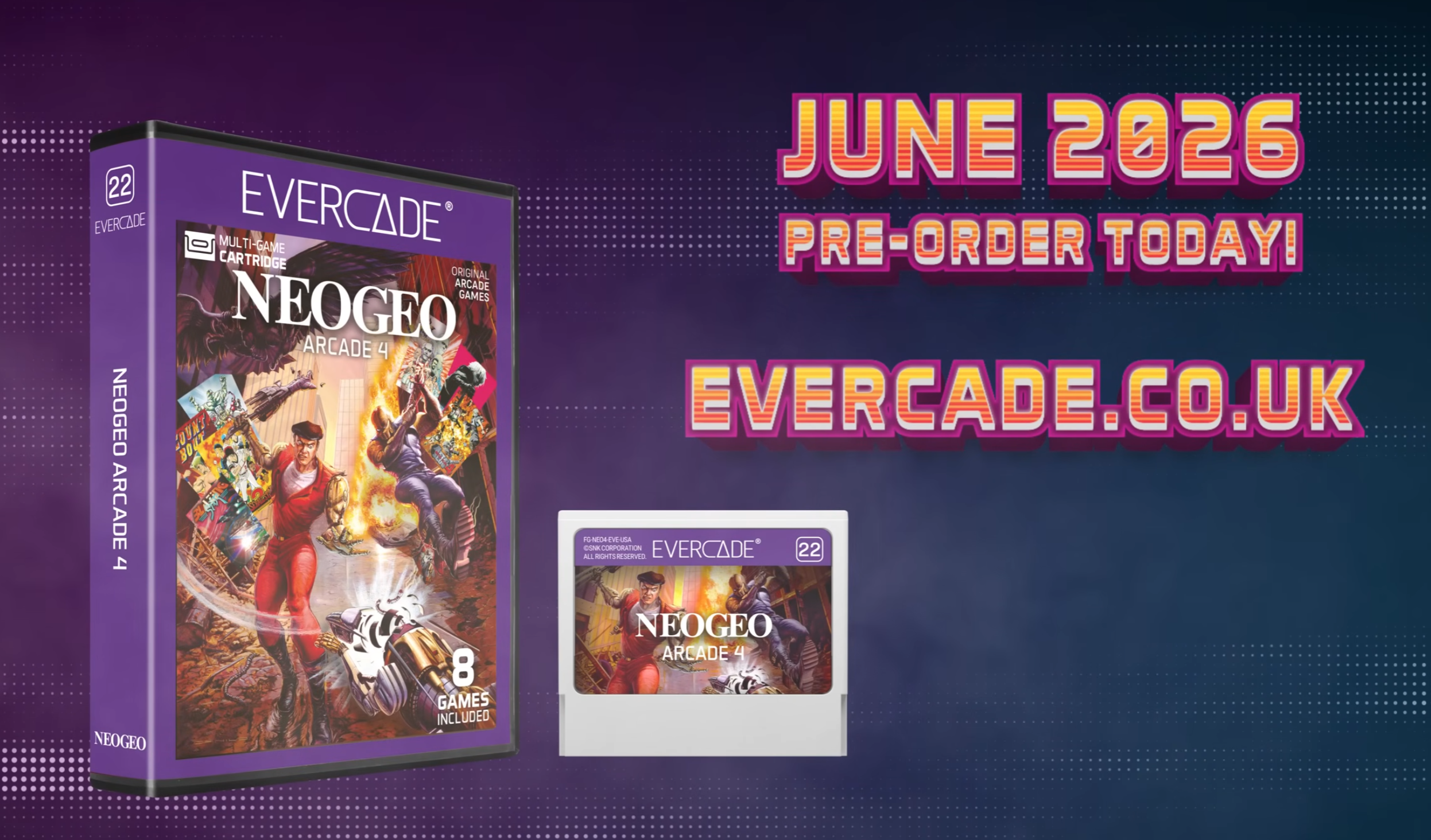 evercade neogeo arcade 4