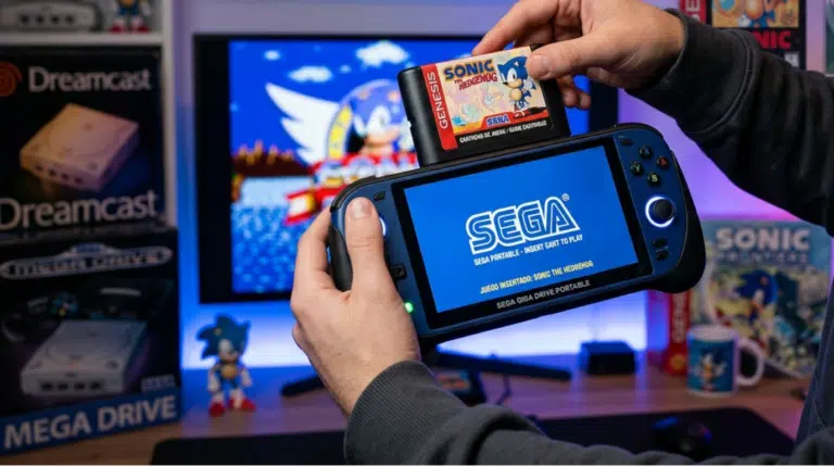 Representación nueva consola Sega portátil